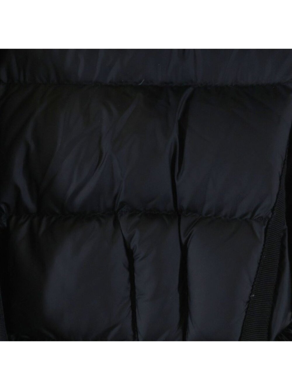 Moncler Hermine Patch Logo Hooded Zip Up Long Jacket - Picture 5 of 8